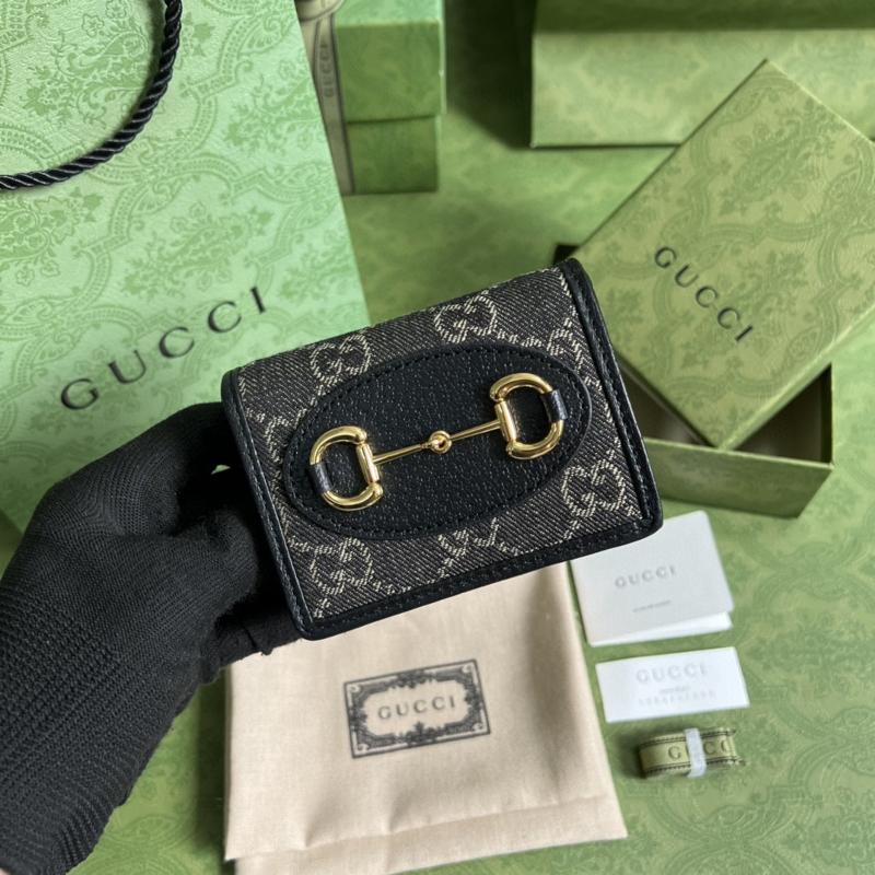Gucci Wallets Handbag 621887 Denim Black
